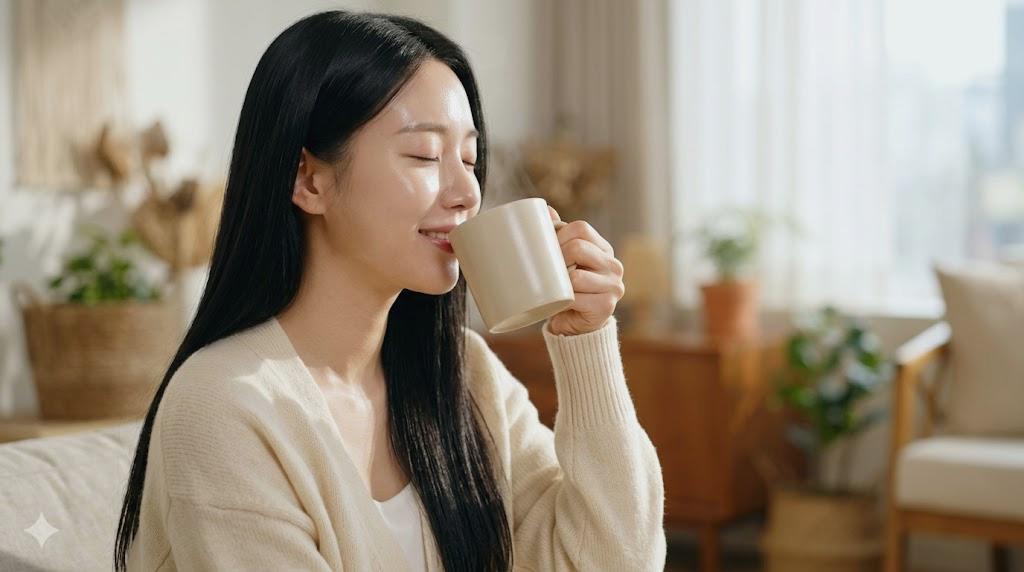 食事や飲み物を工夫して頻尿対策を行う生活イメージ