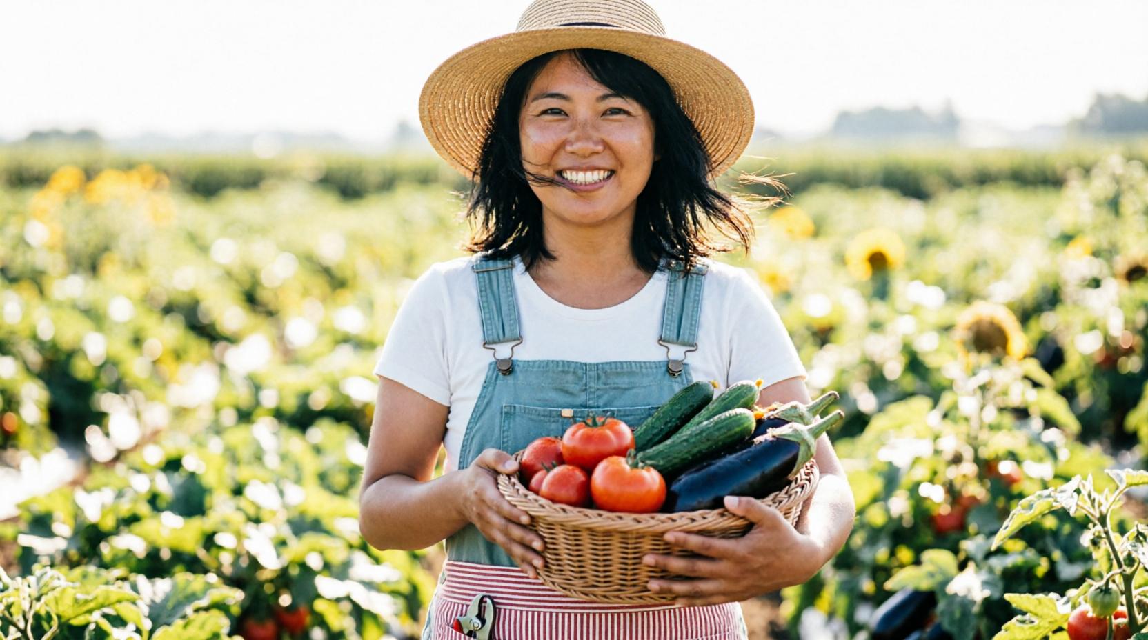 米や野菜中心のバランスの良い食事のイメージ