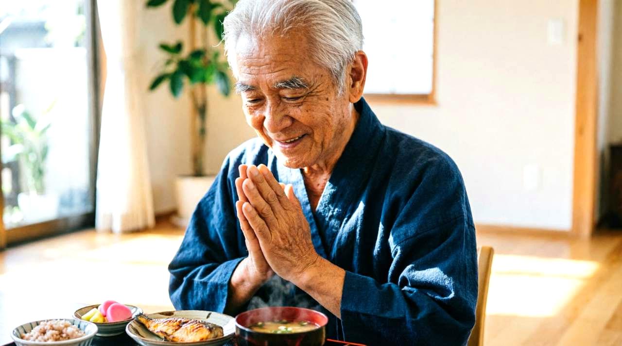 高齢者向けの栄養食品や新鮮な食材を並べた買い物リスト