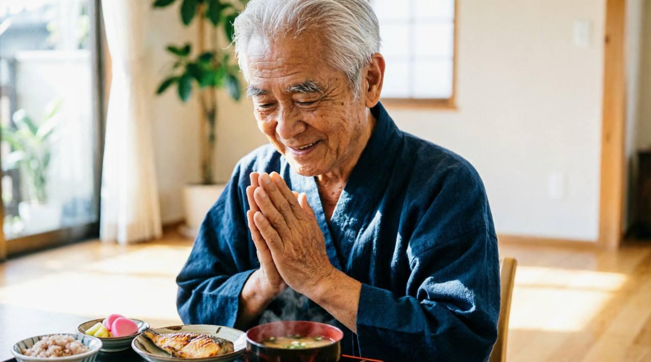 高齢者の食事を助ける常備食品が整然と並ぶ収納棚