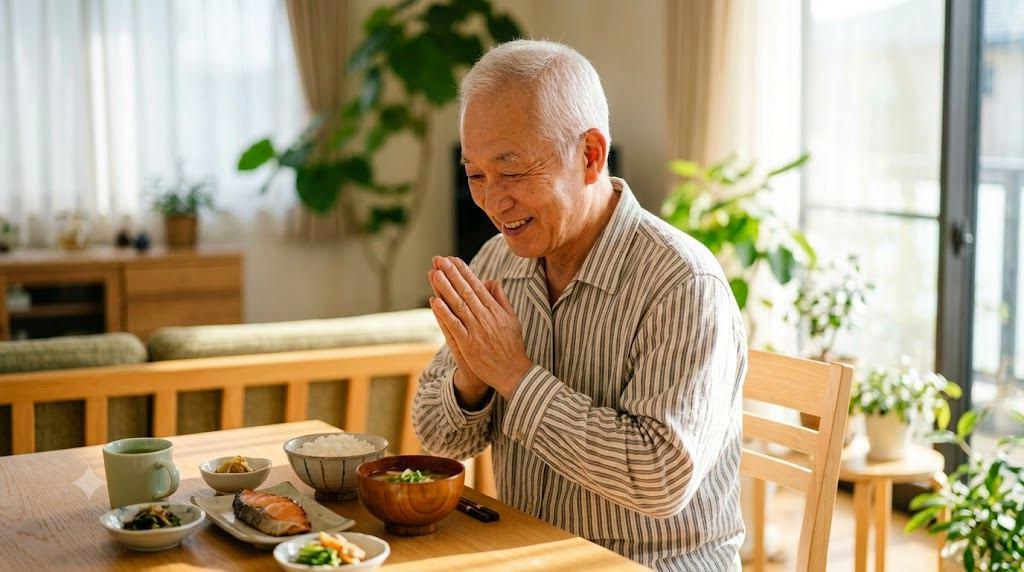 カラフルな小鉢が並んだ一人分の華やかな食事セット