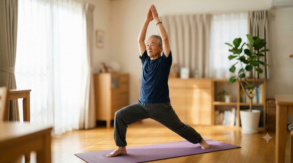 50代から糖尿病予防に取り組む健康的な食事と生活習慣のイメージ