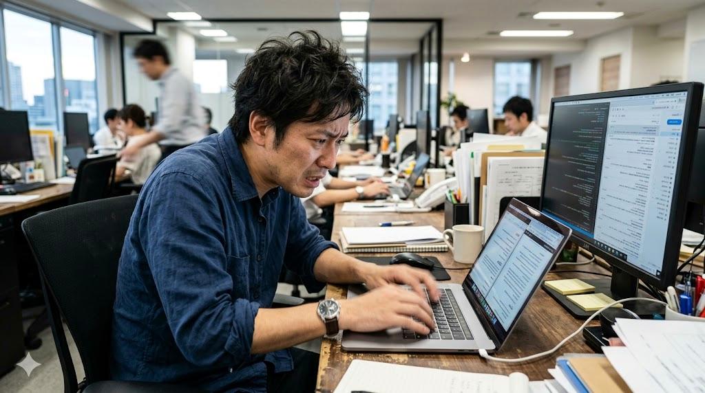 資産運用や分散投資を考えるために資料を確認する様子