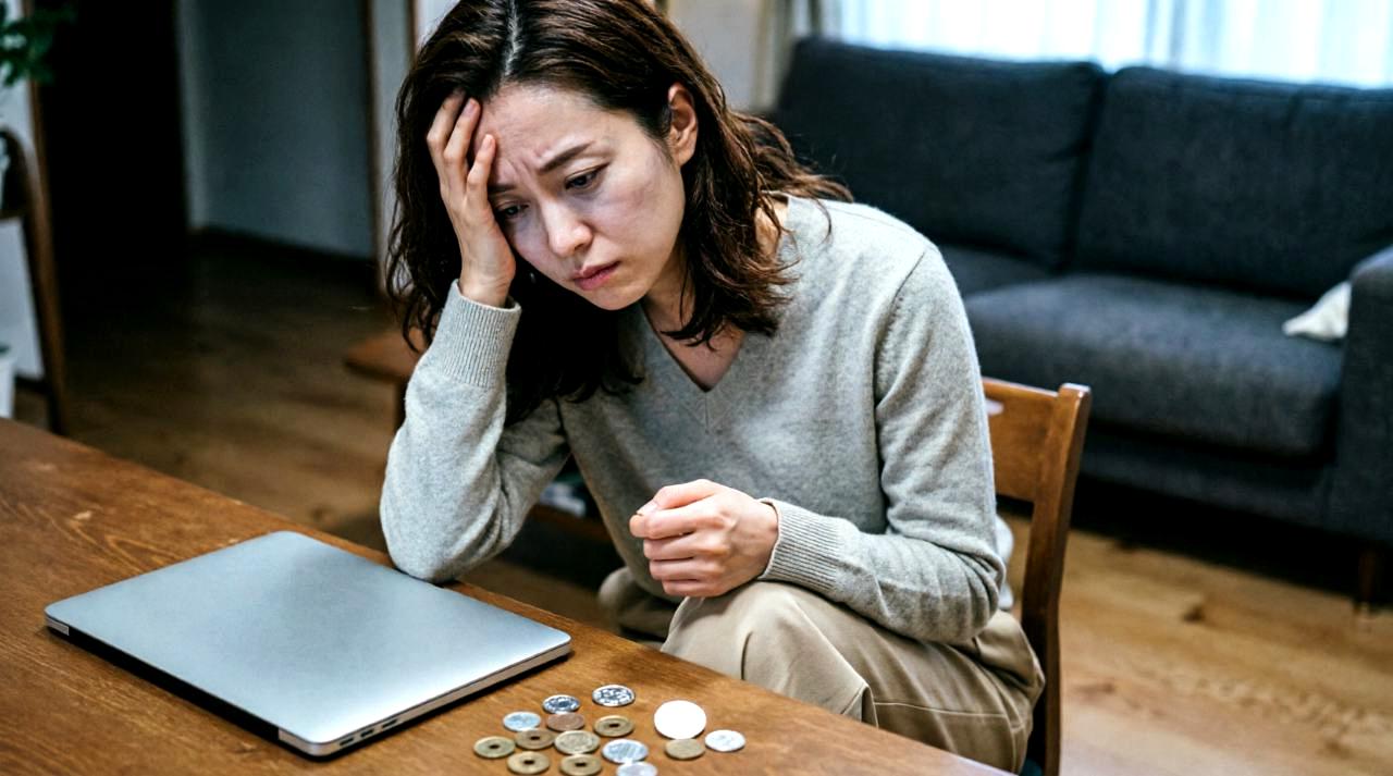 50代男性が掃除をしながら肩の負担を気にしている様子