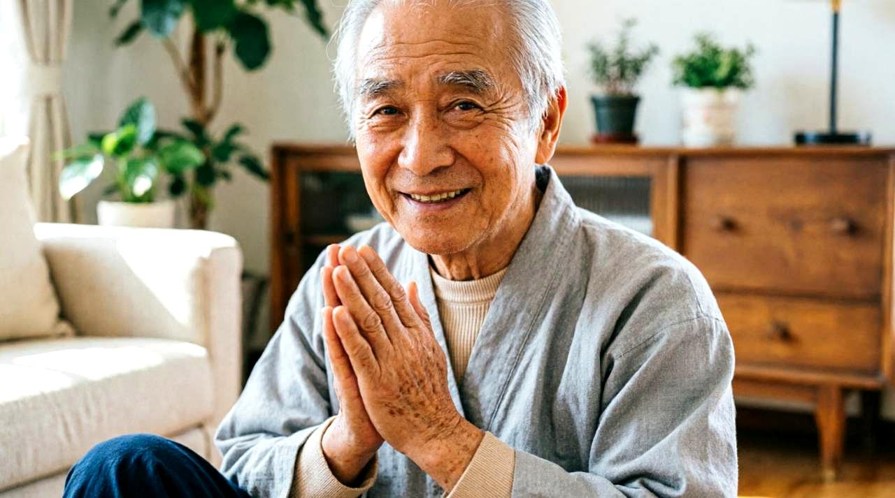 必要な介護資金を計算するために電卓を使う様子