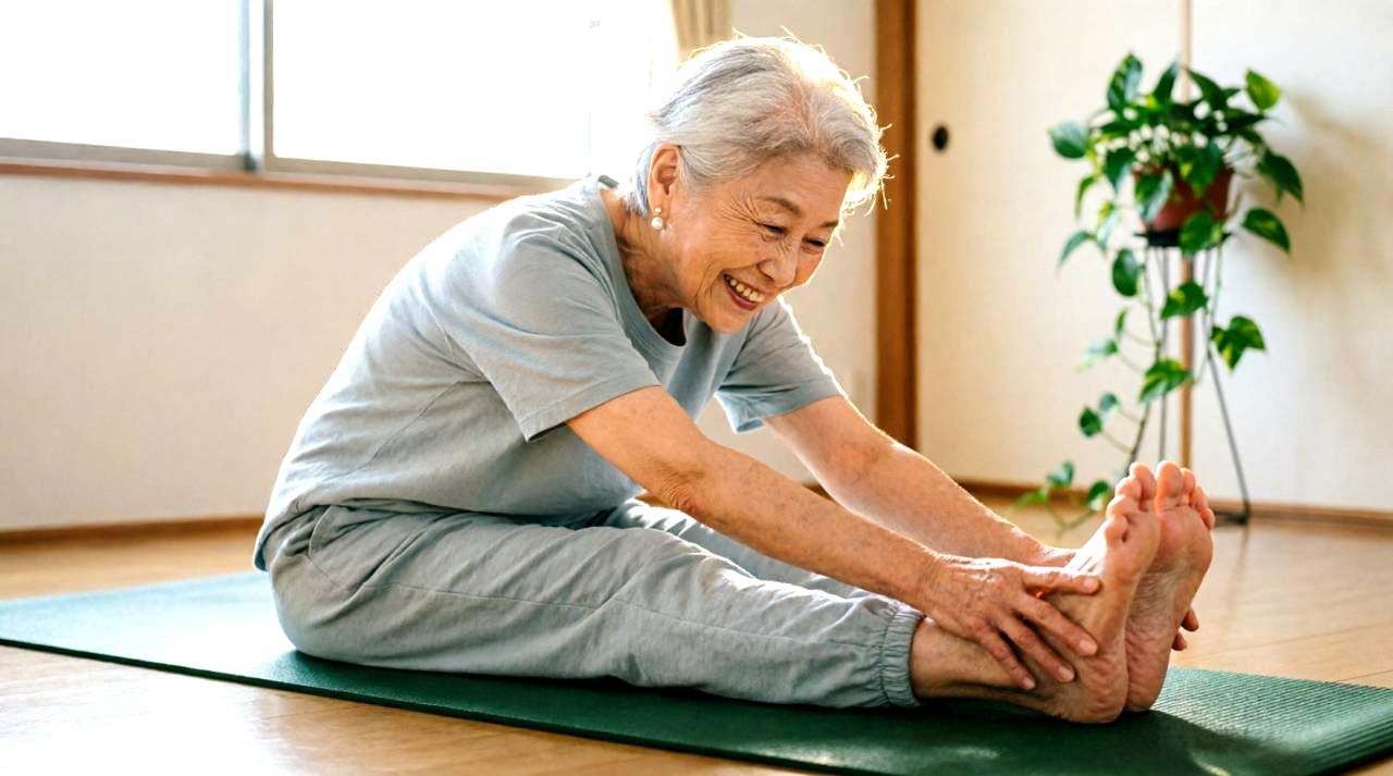 健康的な生活習慣で認知症予防に取り組むシニア