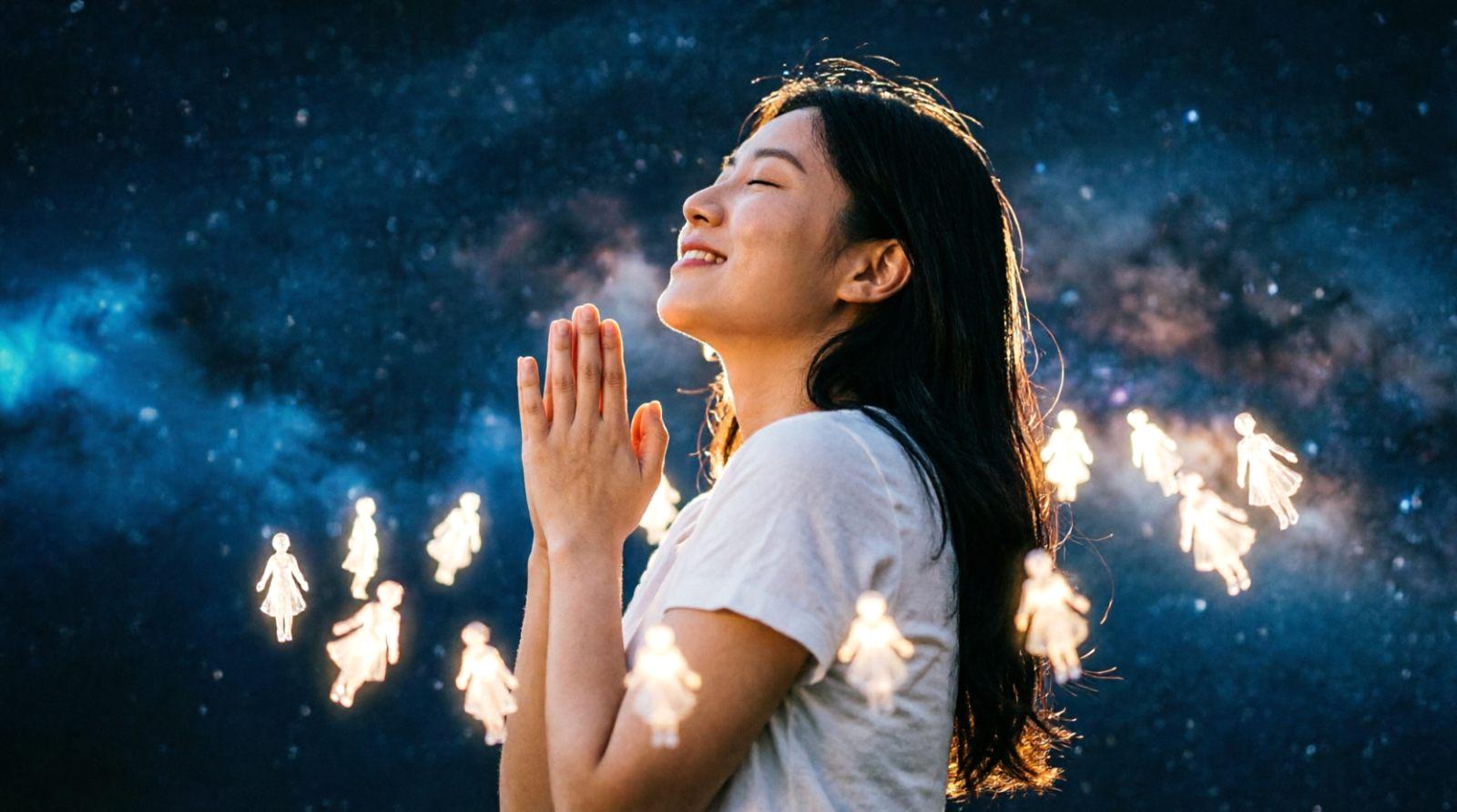きれいな玄関で靴を整えている様子
