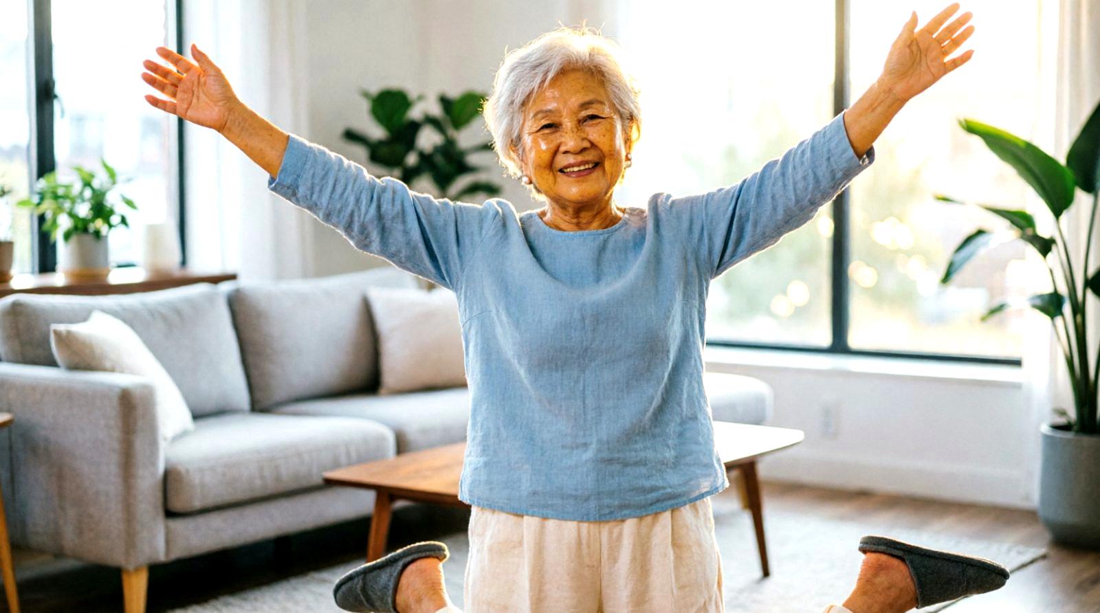 体幹トレーニングで元気に体を動かすシニア