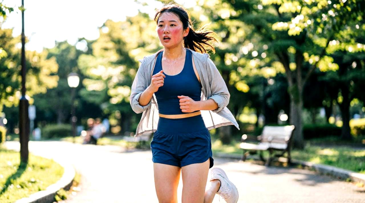 病院の受付で診療科を探す50代男性