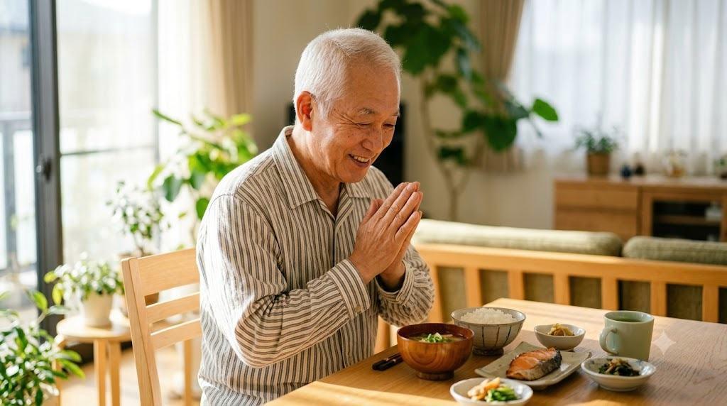 50代の男女が公園で楽しそうにウォーキングしている様子。代謝アップとお腹周りすっきりを目指す健康的な習慣