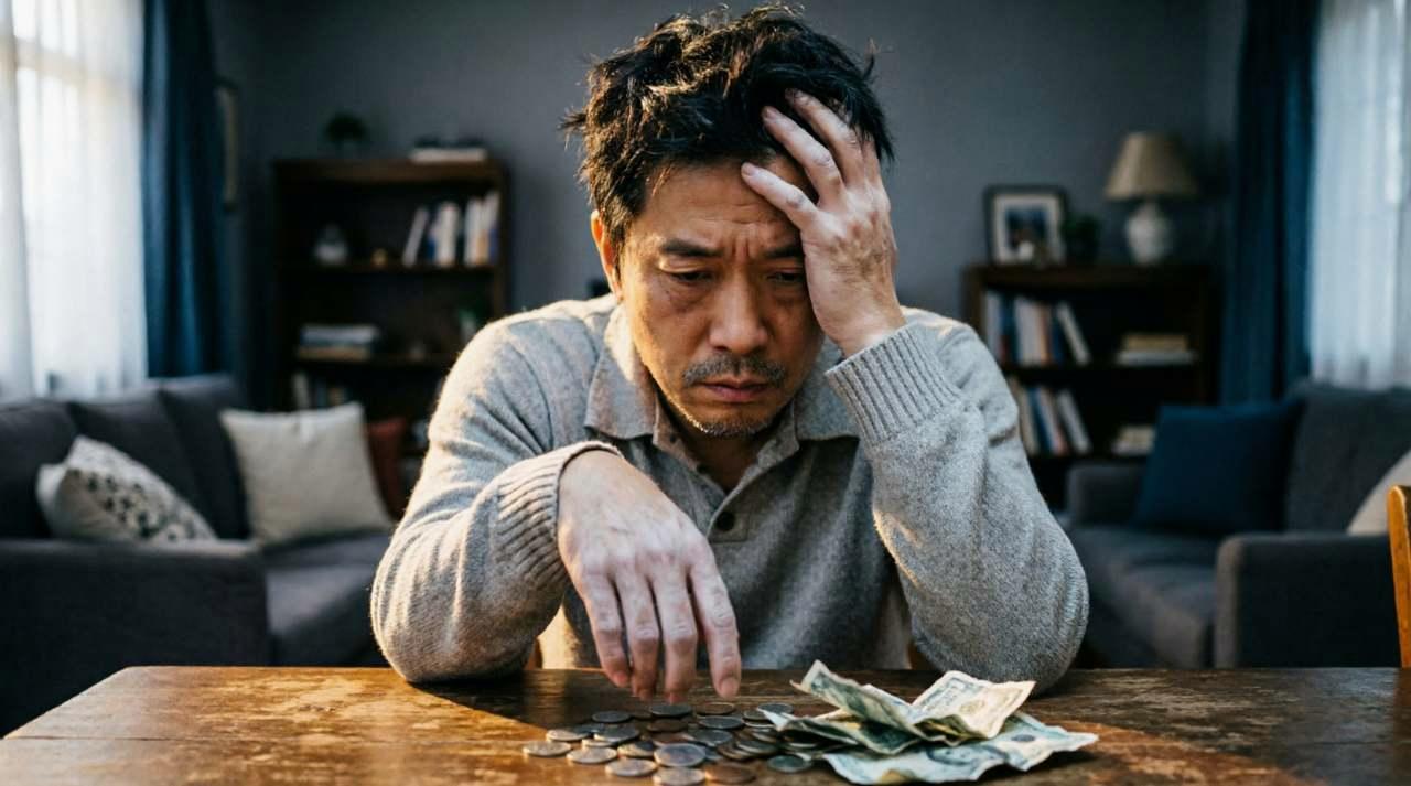 50代男性のぽっこりお腹と腰痛の原因をイラストで解説