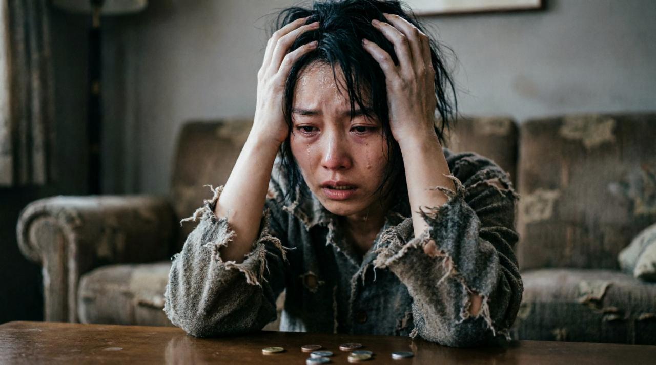 50代女性が自分の体の変化に気づき、基礎代謝について考え込んでいる様子
