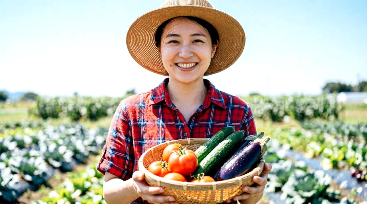 家庭菜園や趣味を楽しみリラックスする80代