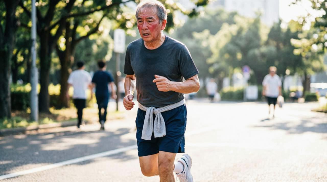 正しいプランクフォームを実践する男性のイメージ画像