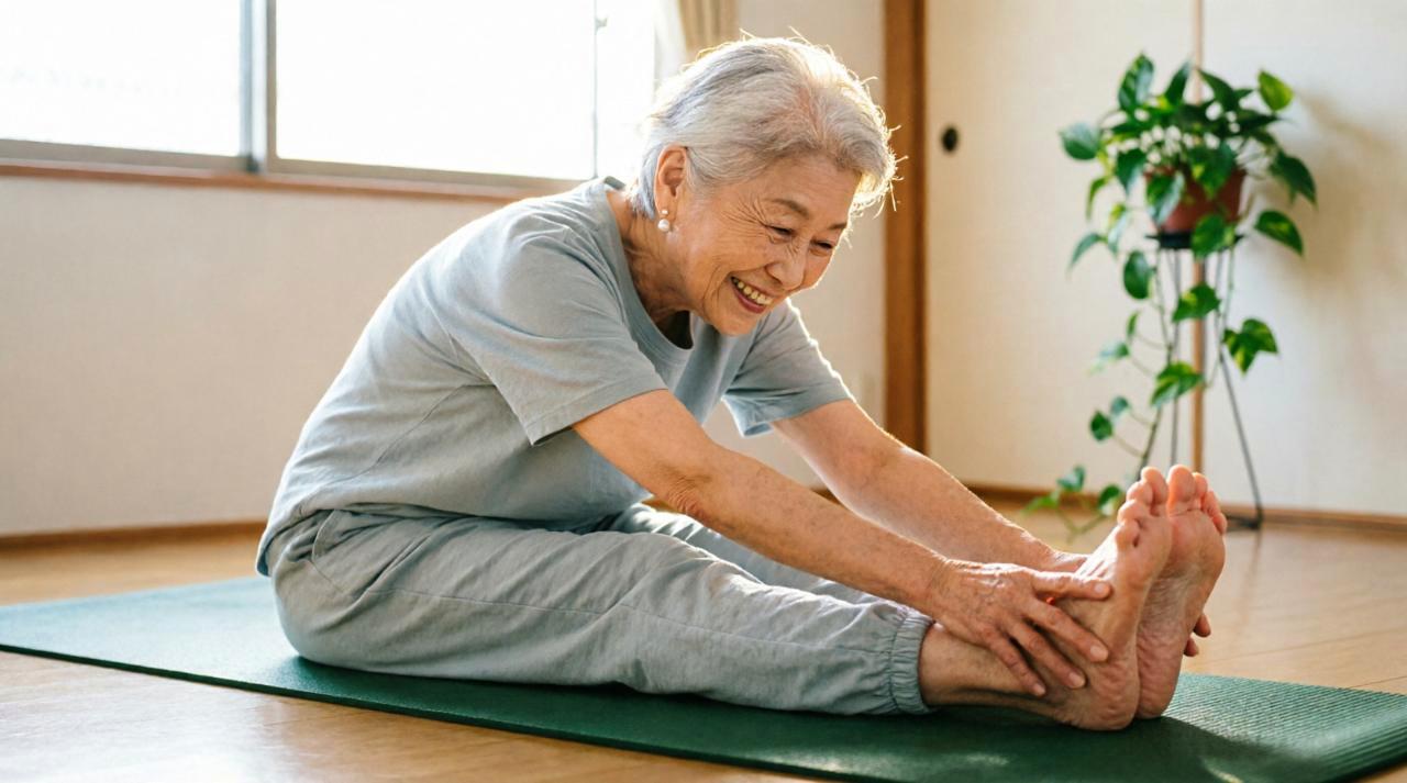 80代の高齢者が耳を澄ませている様子をやさしい光で撮影した写真