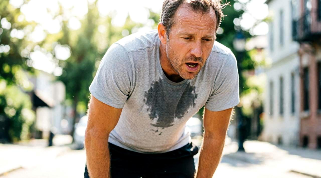 70代の日常生活で直面する体力低下や家事の負担について悩むシニアの様子