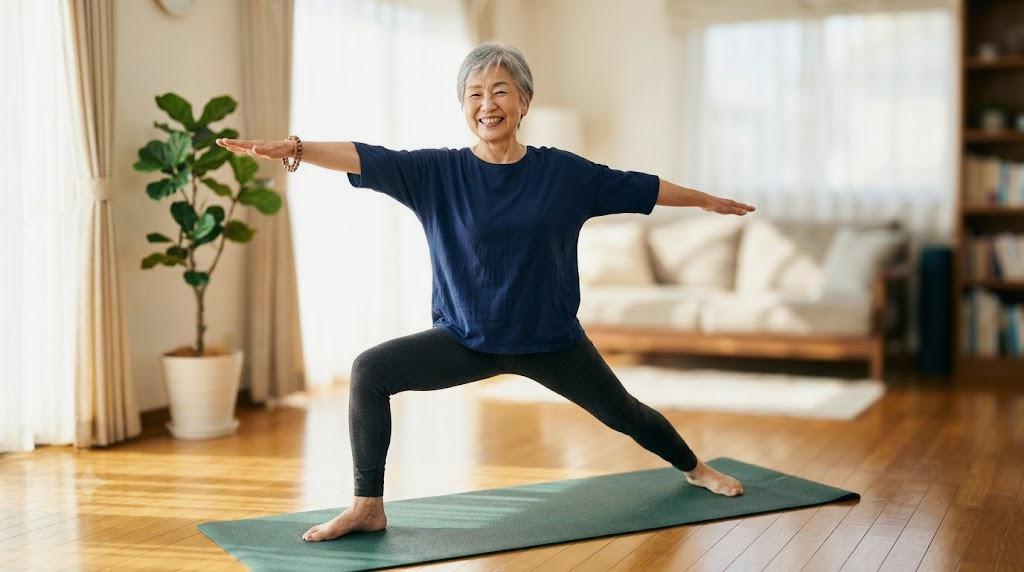70代の理想の筋トレ頻度を示すカレンダー画像